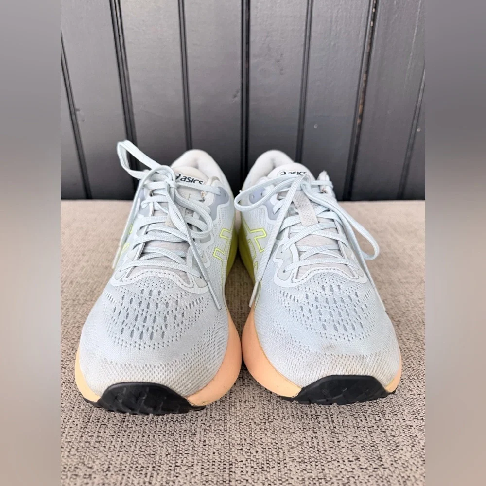 ASICS Women's Gel-Plus Paris Athletic Shoes - Cool Grey And Safety Yellow